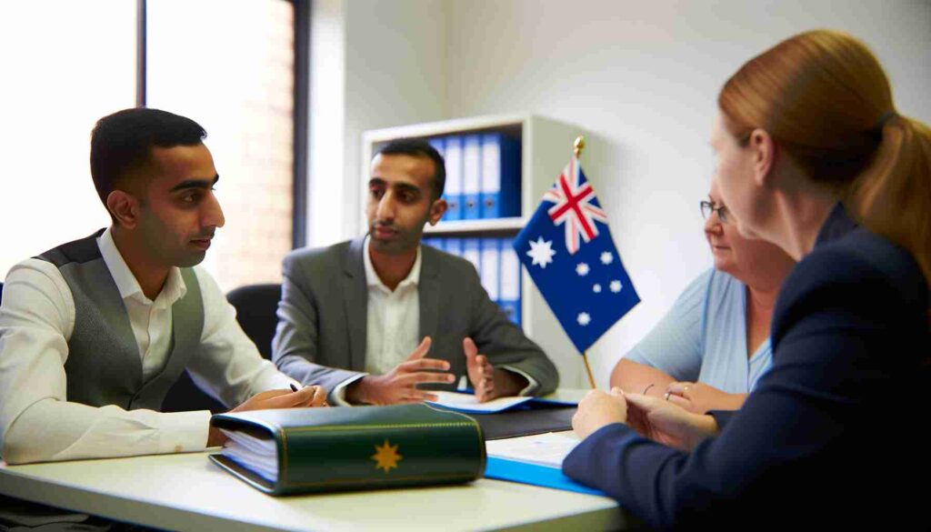 An image illustrating Navigating Australia’s 482 Visa Process